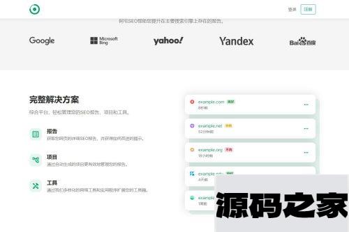 轻量SEO分析报告程序网站已开心去授权
